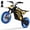 Yellow, variant on QEASET 36V Electric Dirt Bike, 500W Motorized Mini Dirt Bike with Dual Suspension, Disc Brakes, 17 MPH Max Speed, Electric Off-Road Motorcycle for Boys Girls Ages 8-14,Purple