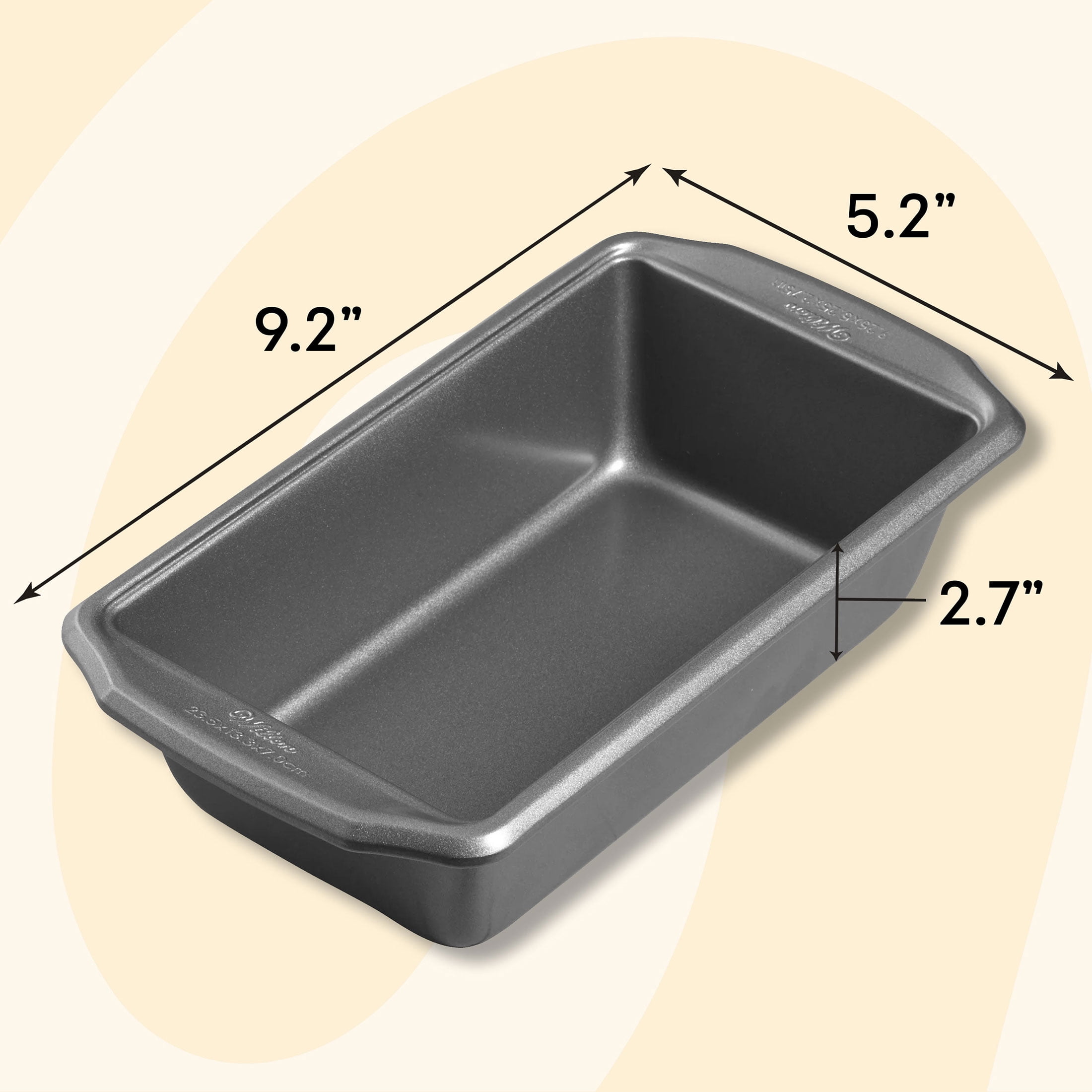 Wilton Premium Non-Stick Baking Bread Loaf Pan 9x5 Meatloaf & Banana Bread, Packaging May Vary