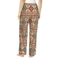 thumbnail image 3 of Balery Traditional Tribal Aztec print Women's Pajama Pants,Ultra Lightweight Pjs,Lounge Pant-X-Large, 3 of 9