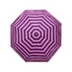 thumbnail image 3 of Paraguas de Bolsillo con Sistema Manual Reforzado con 8 Varillas Diseño Lineas Color Morado, 3 of 5