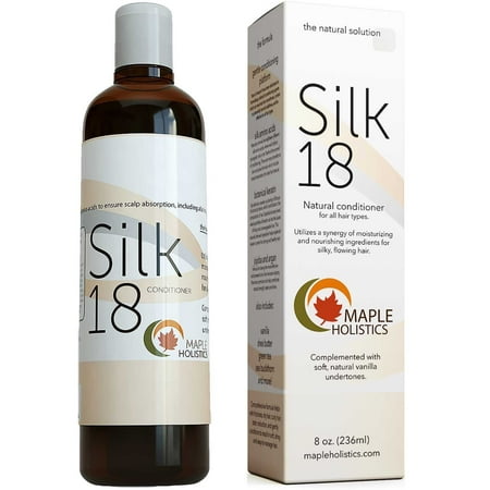 Essential Damage Care - Maple Holistics Silk18 Conditioner, Dry and Damaged Hair, Natural Hair Care Product, 8 Oz