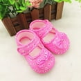 thumbnail image 4 of Toddler Kids Baby Girl Non-slip Soft Sole Cotton Crib Shoes 0-18M, 4 of 5