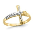 thumbnail image 1 of Bague Croix Crucifix INRI en Or Jaune 10K, 1 of 5