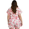 thumbnail image 4 of Jumper casual Tallas Extras, 5086 (Blanco flor rosa) blanco 40 L'ATISTE V-LAT-5086-BLANCO, 4 of 6