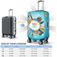 thumbnail image 3 of ONLY COVER, NOT INCLUDING THE SUITCASE Travel Luggage Cover World Travel Suitcase Protector Washable Baggage Covers L(for 25-28 inch luggage), 3 of 6