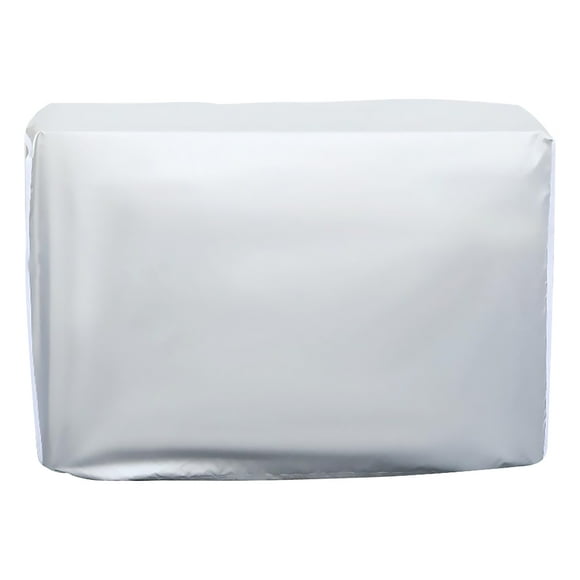 Cubierta exterior de la unidad de aire acondicionado. Cubierta antipolvo para aire acondicionado.