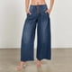 thumbnail image 1 of WILLBEST Pantalones Mujer Pantalones Vaqueros de Pierna Ancha y Cintura Alta para Mujer, Cómodos, Holgados E Informales Con Cordón para Uso Diario En Verano y Otoño. Extra Grande, 1 of 8