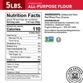 thumbnail image 7 of King Arthur Baking Company Non-GMO Project Verified, Certified Kosher Unbleached All Purpose Flour, 5 lb Bag, 7 of 7