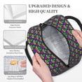 thumbnail image 5 of Haiem Mardi Gras Carnival3 Printed Lunch Bag Women, Lunch Box Lunch Bag for Women, Small Leakproof Cute Lunch Tote Large Capacity Reusable Insulated Cooler Lunch Container, 5 of 6