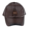 thumbnail image 2 of Gorra Casual de Béisbol Cálida de Invierno para Hombre, Gorra de Golf de Cuero Pu para Exteriores Estilo 1-Marrón cro Baoblaze Gorra de béisbol de invierno de los hombres, 2 of 8