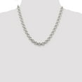 thumbnail image 5 of White Sterling Silver chain Rolo 20 in 9.5 mm 9.5mm, 5 of 5