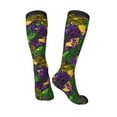 thumbnail image 4 of Balery Mardi Gras7 Fun Novelty Socks Men'S Women'S Crew Socks Funny Crazy Novelty Socks Quirky And Cool Socks, 4 of 9