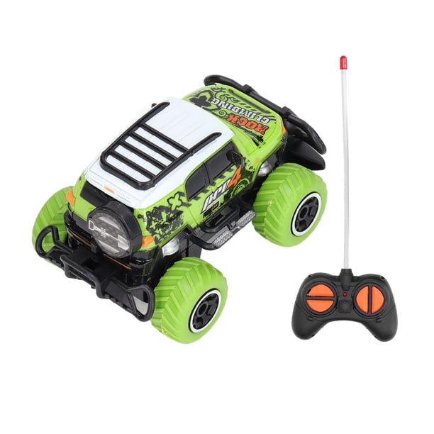 1:43 RC Mini Coche Garabato Aspecto Lindo Fuerte Fricción Portátil Todoterreno Control Remoto Coche Verde