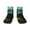 1 Black, variant on Fluorescent Wolf Pattern Quarter Crew Socks,Toe Seamed Ankle Socks,Cotton Cushioned Breathable Athletic Crew Sports Socks