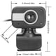 thumbnail image 2 of Cámara web USB con clip con micrófono Cámara web con vista nocturna HD giratoria de 360 ​​grados para computadora portátil sidaley EL4454-03B, 2 of 2