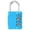 Blue, variant on Luluganb Combination Lock, 4 Digit Combination Padlock Outdoor, School Lock, Gym Locks, Combination Lock for Locker,Red