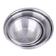 thumbnail image 1 of BRIGHTFUFU Placas de acero inoxidable de 4 unids Placas de aperitivos Placas de salsa de soja (Plata), 1 of 7