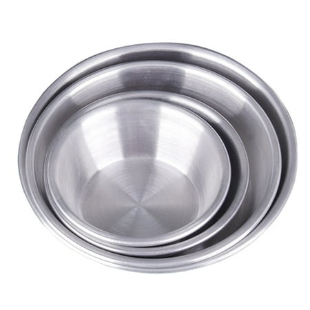 

4pcs Stainless Steel Seasoning Plates Snack Plates Soy Sauce Dishes (Silver)
