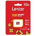 thumbnail image 2 of Lexar LMSPLAY512G-BNNNU Play Micro SDHC UHS-I Card, 2 of 5