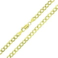 thumbnail image 3 of Decadence 14k Yellow Gold Hollow 4.30mm Cuban Chain with Lobster Claw Clasp | 24" Necklaces | Italian Gold Necklaces | Gold Curb Chain for Men and Women, 3 of 5