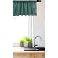 thumbnail image 2 of Ambesonne Botany Window Valance, Leaves Herbs Ginkgo Forest, 42" x 18", Dark Teal Laurel Green, 2 of 2