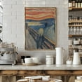 thumbnail image 2 of Skriet - The Scream Framed Art Modern Wall Decor, 2 of 15