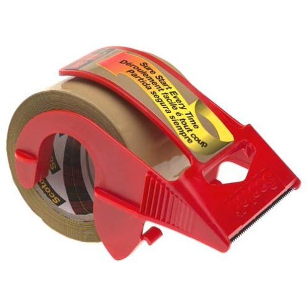 3M 347 Scotch Wrap & Mail Tapes, 2PACK