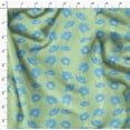 thumbnail image 4 of Soimoi Green Fabric - By the Yard - 54 Inch Wide - Florals Print Fabric - Elegant and Timeless Patterns for Fashion and Home Decor Printed Fabric, 4 of 6