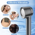 thumbnail image 3 of Filtered Shower Head with Handheld, High Pressure Shower Heads with 3 Spray, Showerhead with Filters Hand held for Hard Water, Remove Chlorine, Reduces Dry Itchy Skin, Gray, 3 of 7