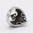 thumbnail image 5 of K-KED Men's Personality Vintage Gothic Flame Skull Stainless Steel Rings Size 7-12-8, 5 of 9