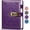 Purple, variant on CTCMSP Diary Password Notebook with Lock,Vintage Refillable Personal Secret Locked Leather Journal for Writing Gift,6.3"x8.5"