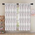 thumbnail image 5 of Blackout Kids Curtains,White Christmas Tree Pattern Childrens Insulated Curtains Set Of 2,Bedroom Essentials,Toddler Room Decor 52"x63", 5 of 5