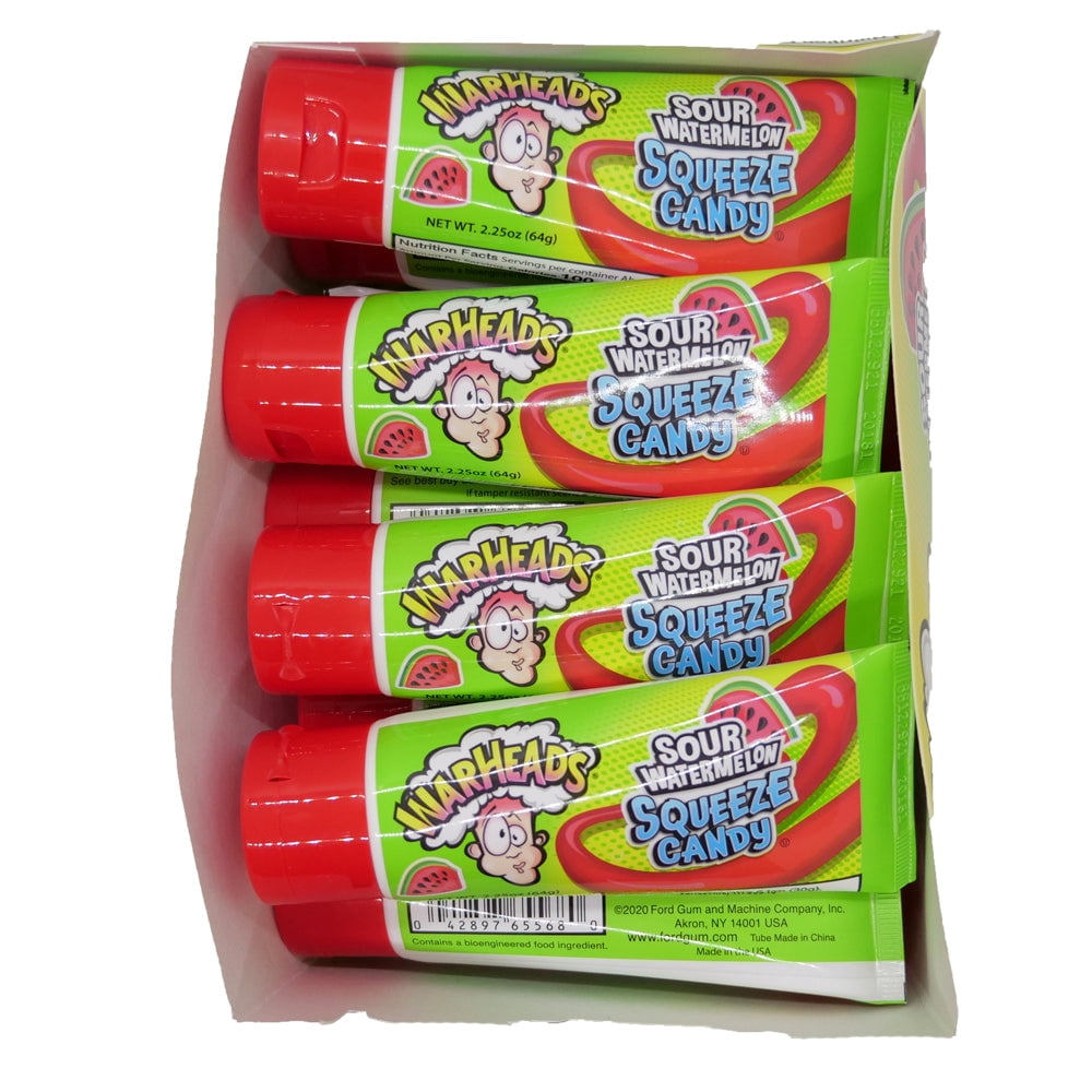 WarHeads Sour Watermelon Squeeze Candy - 2.25 oz.
