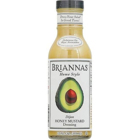 Brianna's, Honey Mustard Dijon Dressing, 12 oz ( Pack of 2 )