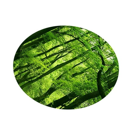 

55 x55 Round Polyester Tablecloth Cover For Home Party Banquet Table - 3. 3.Green jungle