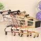 thumbnail image 2 of Crazy Mini Shopping Cart ToyTrolley Basket Makeup Small Things Storage Frame Office Supplies Pen Container heqiyong LED, 2 of 2