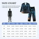 thumbnail image 3 of Balery Cool Blue Light Wolf Pijama para Hombre de Dos Piezas con Manga Larga, Conjunto de Dormir y Descanso Suave con Bolsillos-XX-Large, 3 of 6