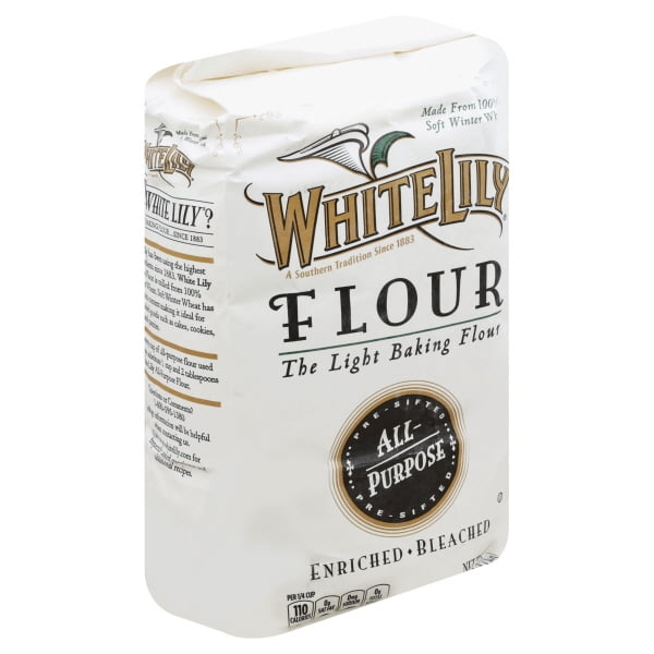 White Lily Enriched Bleached AllPurpose Flour, 80 oz
