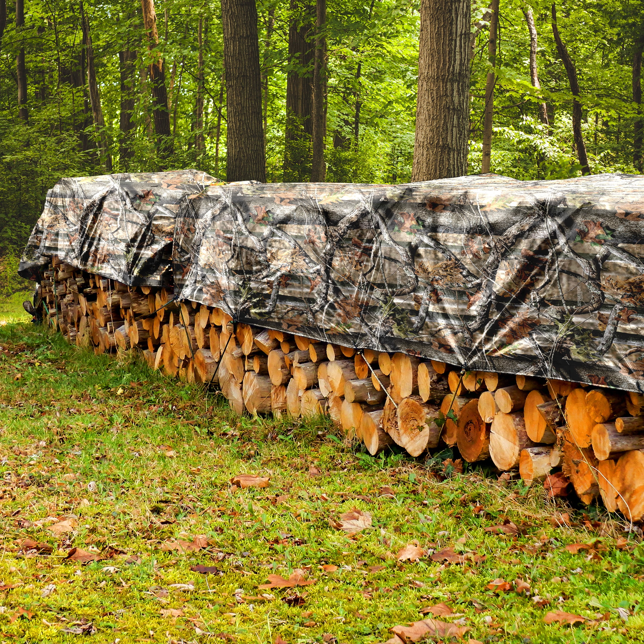 Strategy True Cover Weather Resistant All Purpose Polyethylene Camo Tarp 20’ x 10’