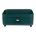thumbnail image 1 of 1Pc Makeup Organizer Box Rack Holder with Drawer for Bathroom Vanity Countertop, 1 of 8