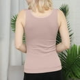 thumbnail image 5 of Sleeveless Thermal Shirts For Women With Built In Bra V Neck Lined Underwear Thermal Tank Tops Vest Warm Base Layer Women Turtleneck Top for Men Thermal Thermal Underwear for Woman plus Size Women, 5 of 8