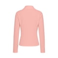 thumbnail image 6 of Women's Zip Front Long Sleeve Jacket with Cinched Waist Upf Sun Protection Coat Outerwear for Casual Daily Wear Travel Beach Vacation Fashion Essential Gift | CSEONE,Pink XL, 6 of 9
