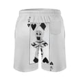 thumbnail image 3 of Terrifier Men's Swim Trunks Board Shorts Drawstring Elastic Waist Quick Dry Swimsuits Beach Shorts with Pockets 2XL, 3 of 8