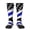 2 Black-2, variant on Womens America Thin Blue Line Flag Art Knee High Socks Comfy Thermal Boot Long Socks