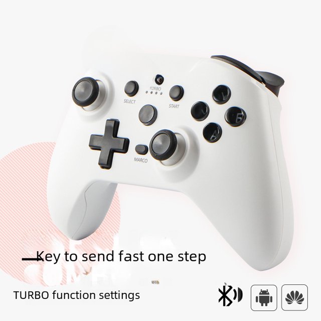 Mando inalámbrico para juegos con Bluetooth, interruptor de vibración de 6 ejes, controlador de juegos para dispositivos externos multifuncionales
