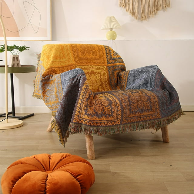 Xihbxyly Toalla de Sofá, Manta Polar Suave Multicolor, Textura Moderna, Comodidad Acogedora, Uso Versátil, Ropa de Cama de Hotel, Manta de Camping, Funda para Aire Acondicionado, Tamaño 90 X 90 Cm