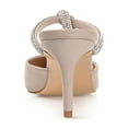 thumbnail image 4 of Journee Womens Lunna Mules Mid Stiletto Pointed Toe Evening Pumps, Widths Available, 4 of 10