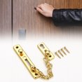 thumbnail image 3 of Cerradura antirrobo para puerta de hotel, cadena de pernos, seguridad para niños, cerradura para el hogar (dorado) Likrtyny Para estrenar, 3 of 6