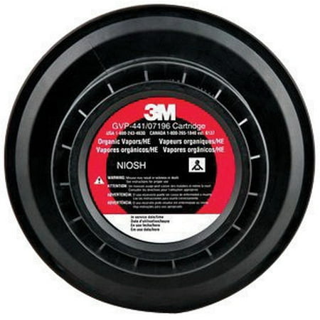 - 3M High Efficiency Organic Vapor Cartridge For Belt And Vehicle Mounted Powered Air Purifying Respirator (PAPR) Systems