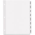 thumbnail image 1 of Easy Peel Label Tab Divider, 8 Tab White - Pack of 6, 1 of 1